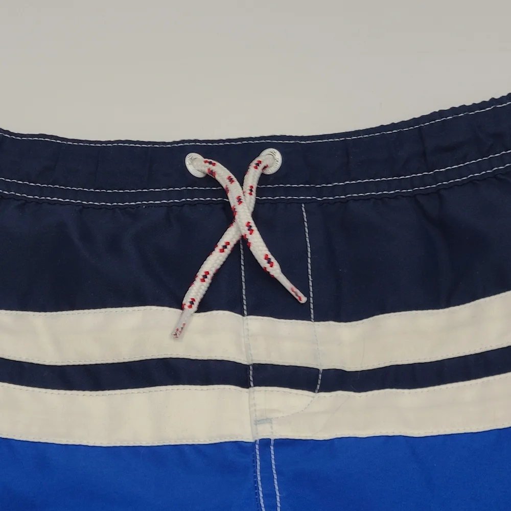 Lands' End boys' rashguard and swim trunks size M